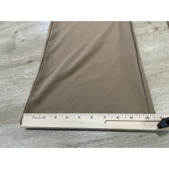 NWT H&M Flare Pants Womens Sz 2XL Pull on Stretch Bootcut Flare Trousers Brown - Picture 9 of 9